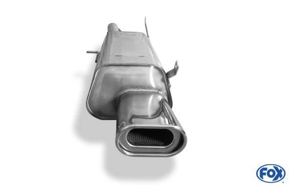 Endschalldämpfer - 135x80 Typ 53 passend für: Mitsubishi Carisma 1,9l D 75/85kW